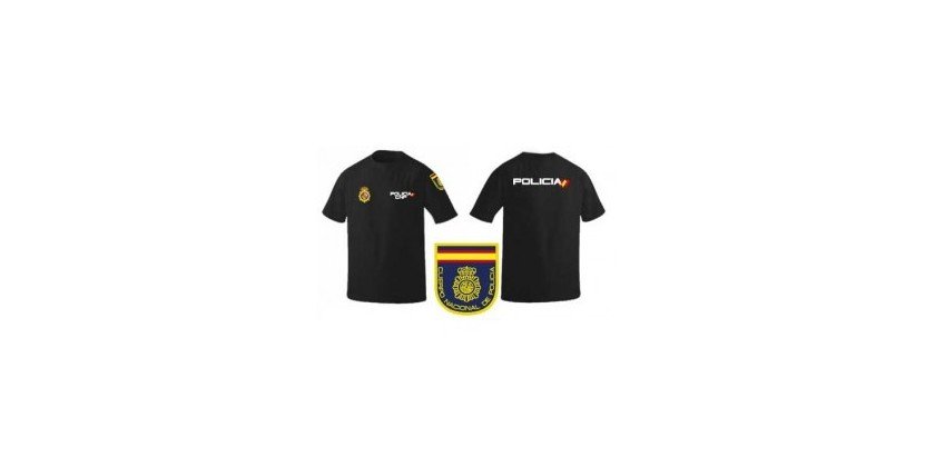 Comprar camiseta de la Policía Nacional